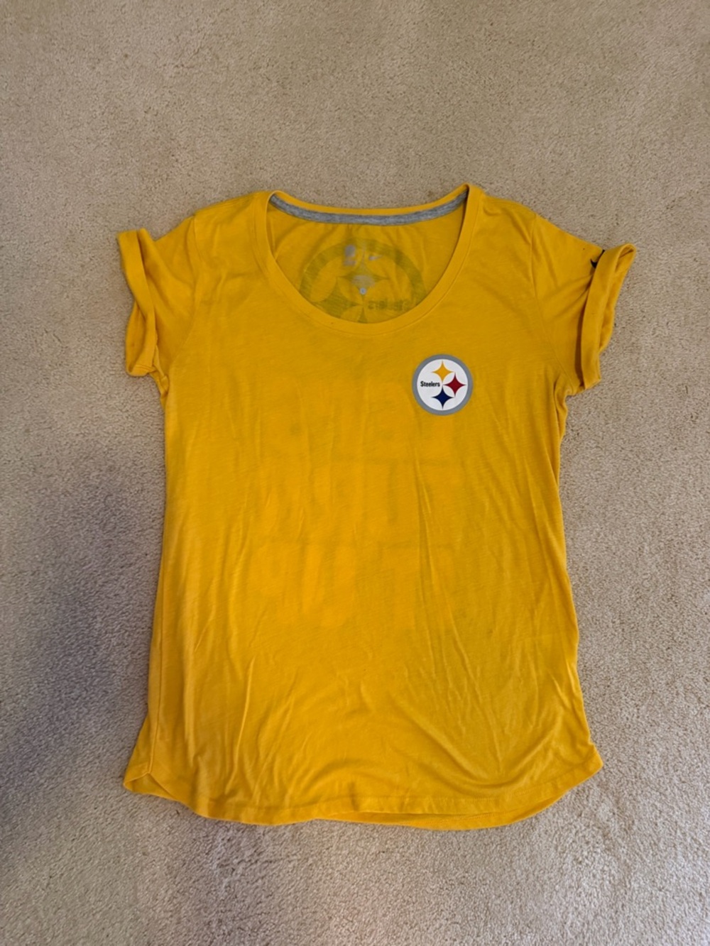 Women's Steelers Scoop Neck Tee